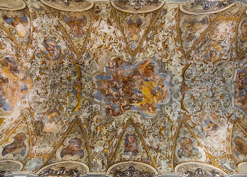 Interior of the Cathedral del Santissimo Salvatore or San Vito Church