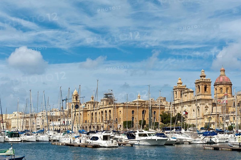 Vittoriosa yacht marina on the shores of Harbour Creek