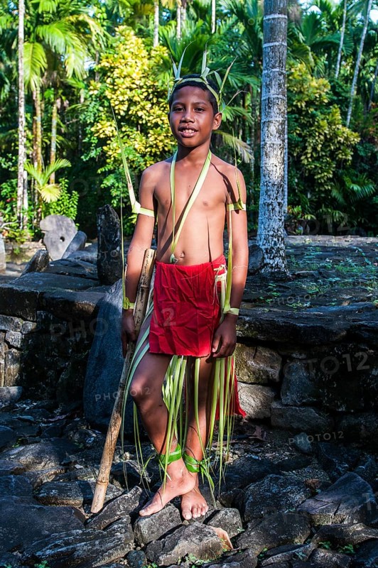 Traditionally dressed boy
