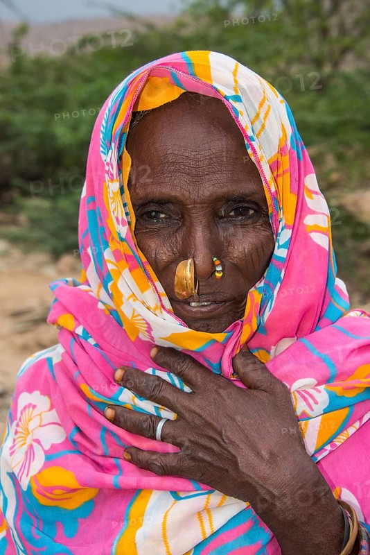 Portrait of a Eritrean Bedouin woman
