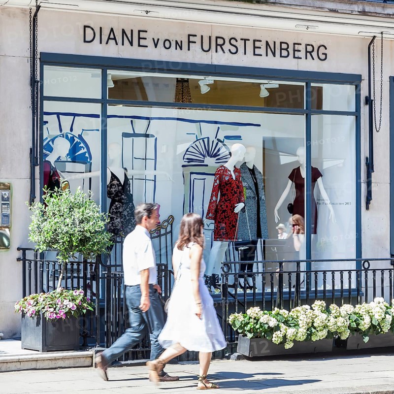 Store of fashion designer Diane von Furstenberg