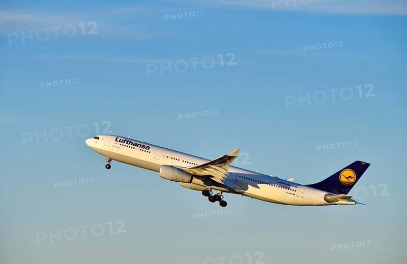 Lufthansa Airbus 330 taking off