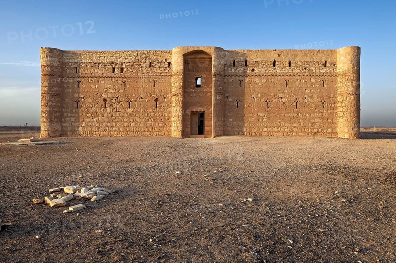 Desert castle Qasr Kharana or Qasr al-Harrana or Qasr al-Kharanah