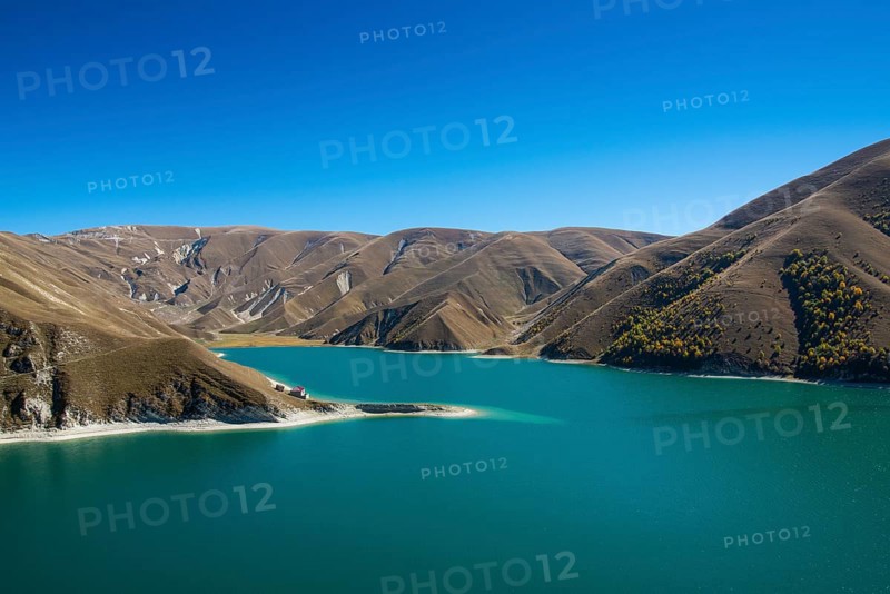 Lake Kezenoyam in the Chechen mountains