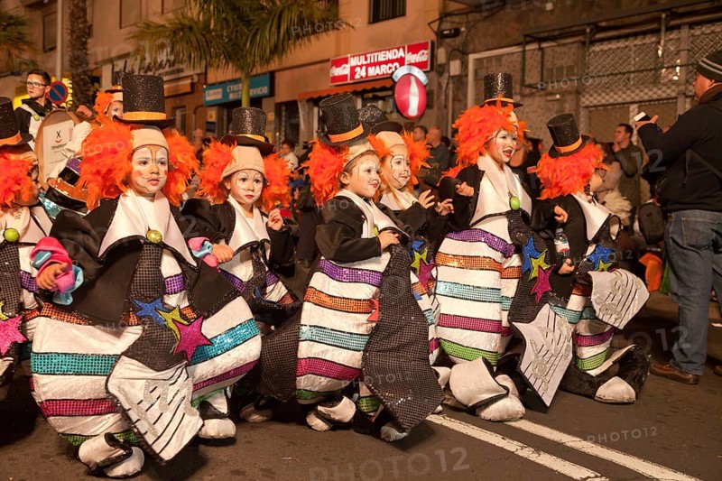 Children in imaginative costumes at the carnival