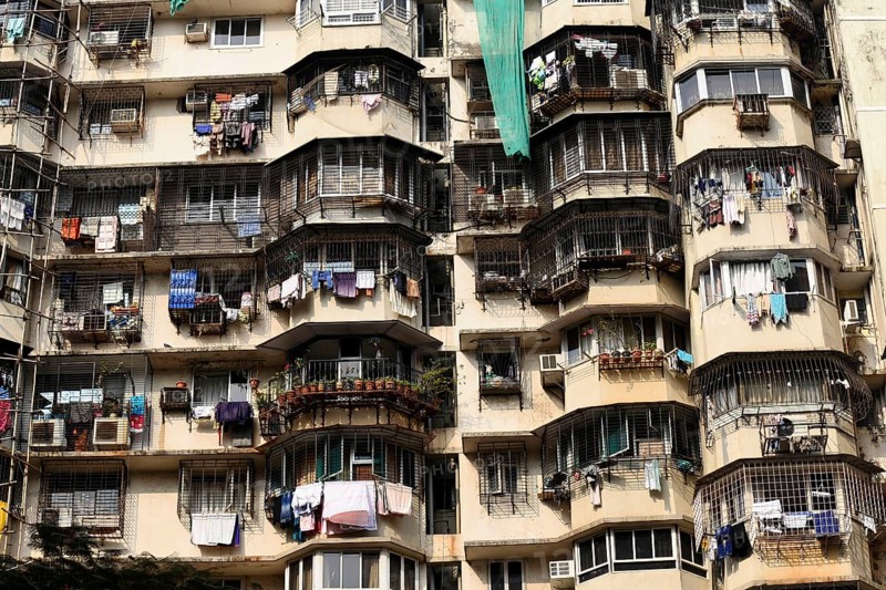 Typical residential house in Mumbai