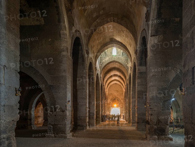 Great Hall of the Sultanhani caravanserai on the ancient Silk Road