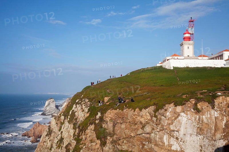 Tourists on the cliffs