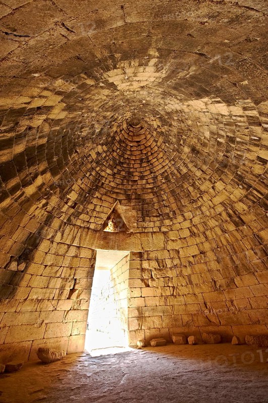 Interior of the Treasury of Atreus