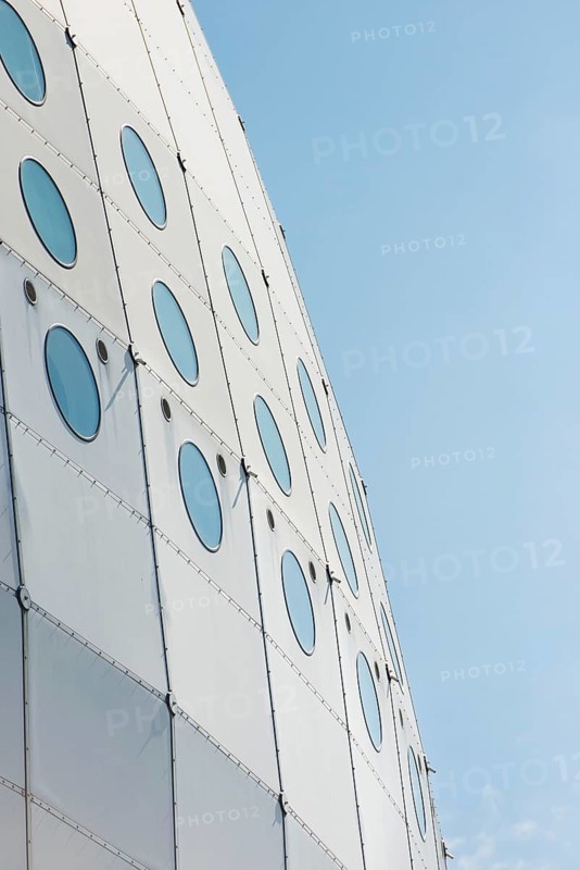Detail of the sphere-shaped Stockholm Globe Arena