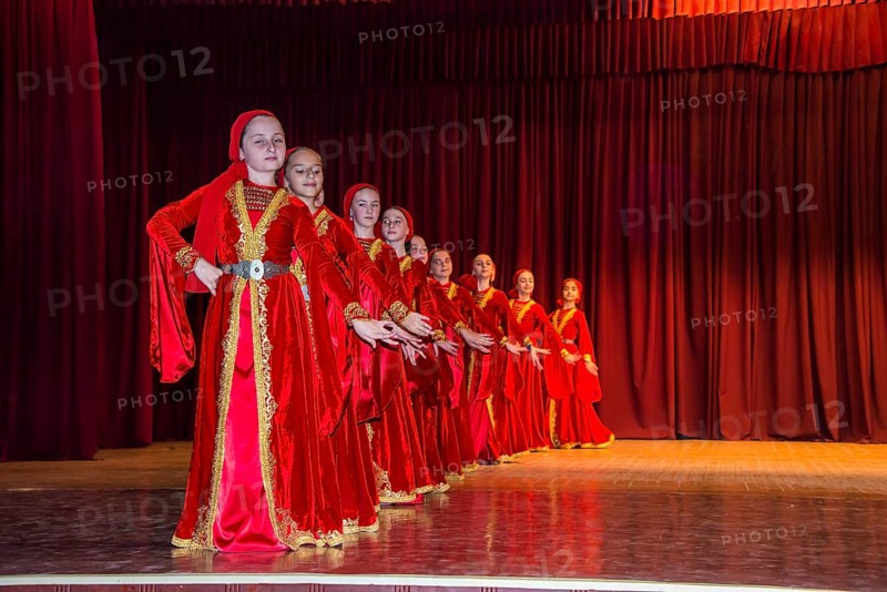 Chechen youth dancing ensemble