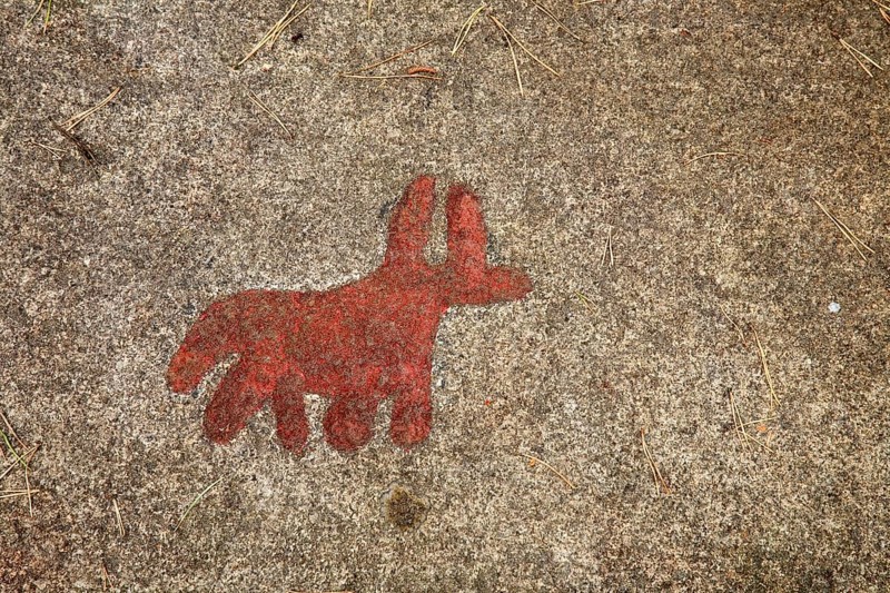 Rock carving