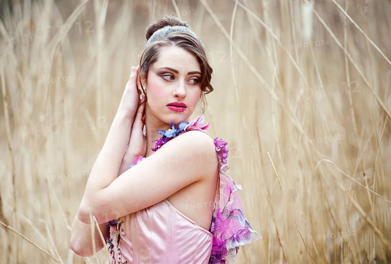 Ballerina amongst reeds