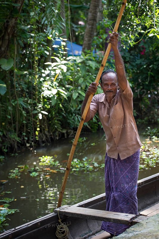 Man in a punt