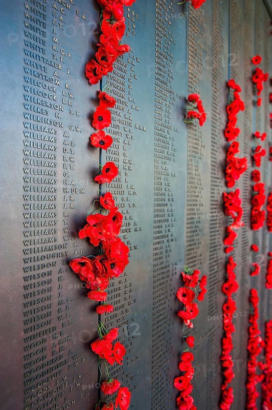 Victim sign at the Australian War Memorial