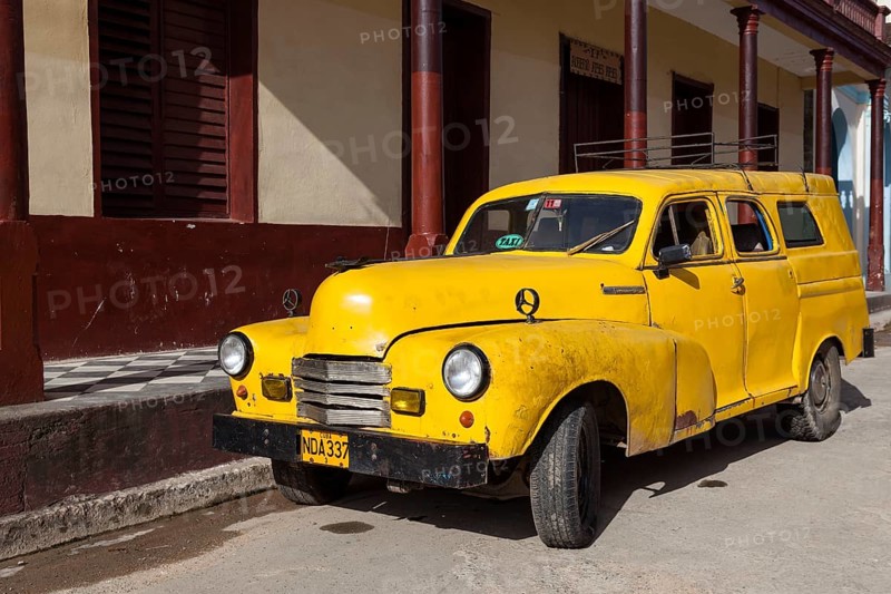 Vintage car from the 1940s
