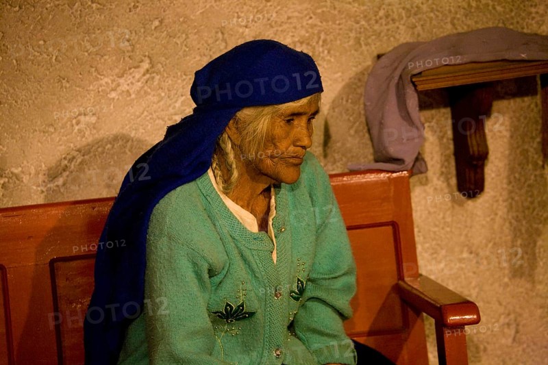 Indigenous Mayan woman shortly before a healing ceremony