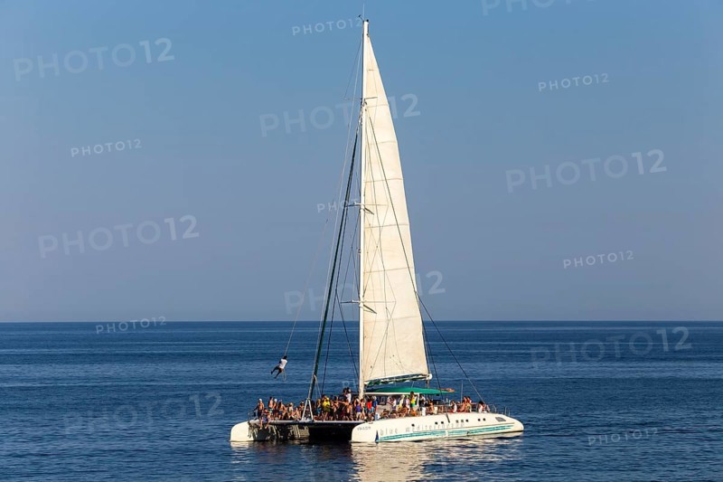 Party boat off Cala Ratjada