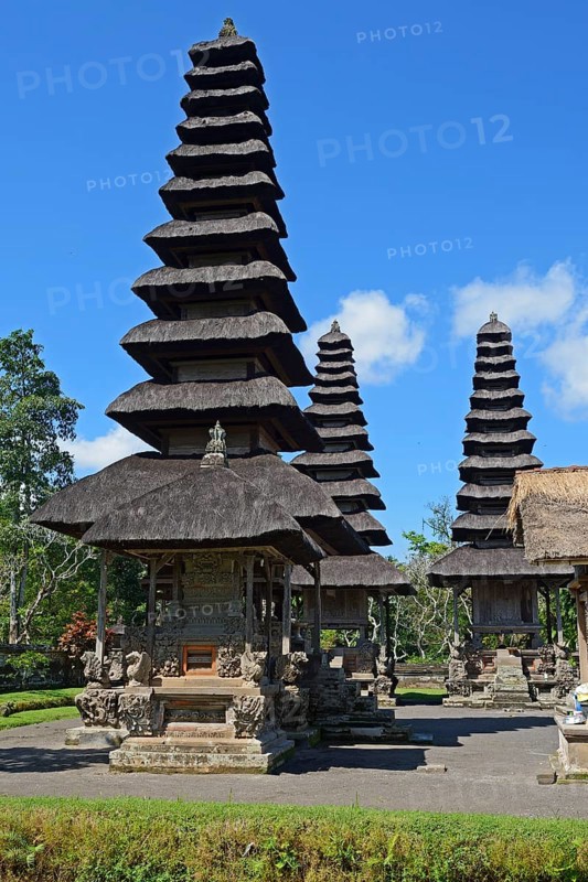 Pagodas and prayer places of the Pura Taman Ayun temple