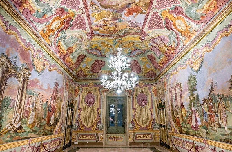 Rococo frescoes by Domenico Carella