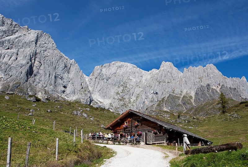 Mountain hut with Hochkonig