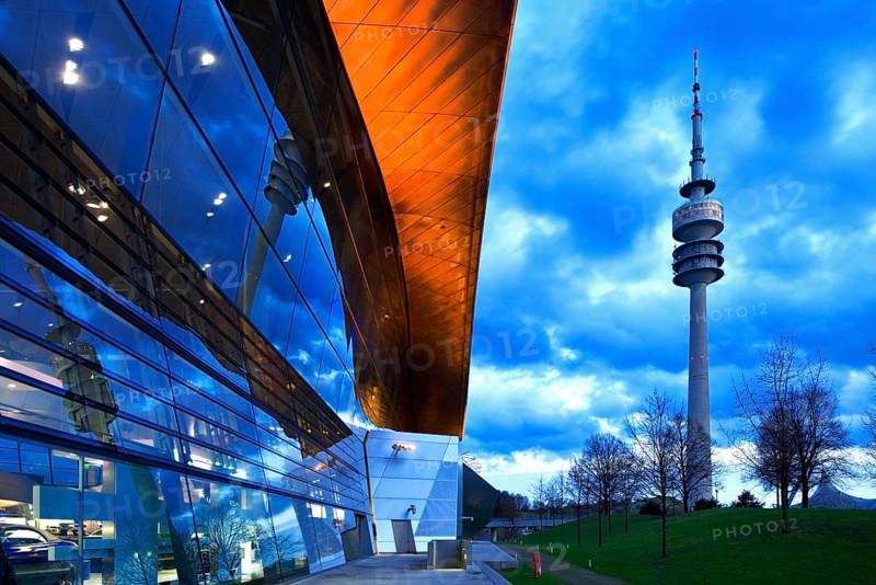 BMW Welt with Olympic Tower