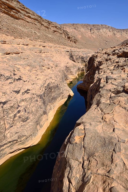 Water in a guelta at Idaran Canyon