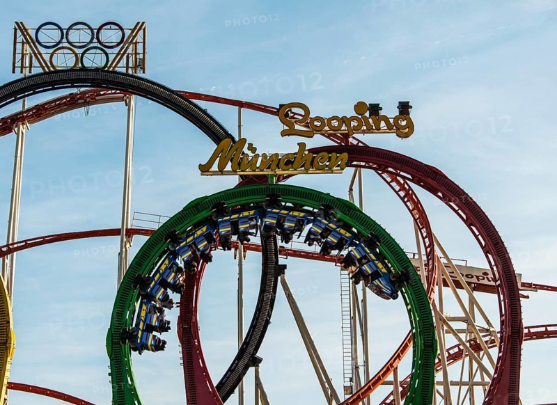 Olympia Looping fun ride with 5 loopings