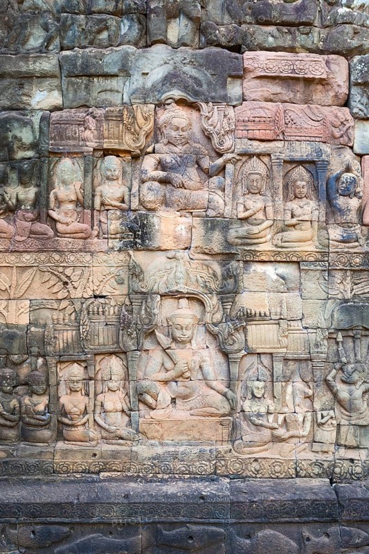Bas-reliefs on the Terrace of the Elephants