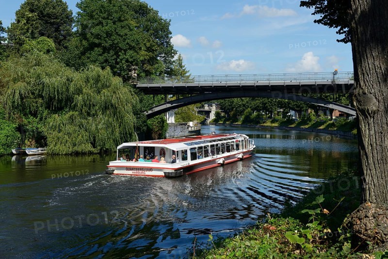 Excursion boat on the Alster river