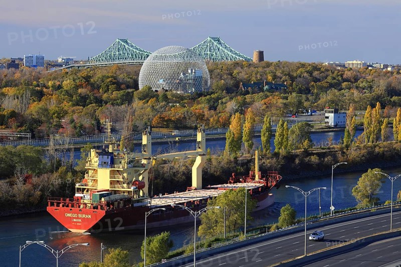 Boat on the Saint Lawrence Seaway