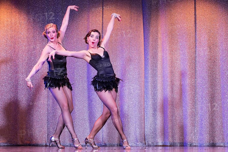 Musical 'Chicago' with Natascha-Cecillia Hill as Velma Kelly and Annette Krossa as Roxie Hart