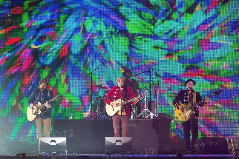 Swiss band 77 Bombay Street performing live at Energy Stars For Free in Hallenstadion