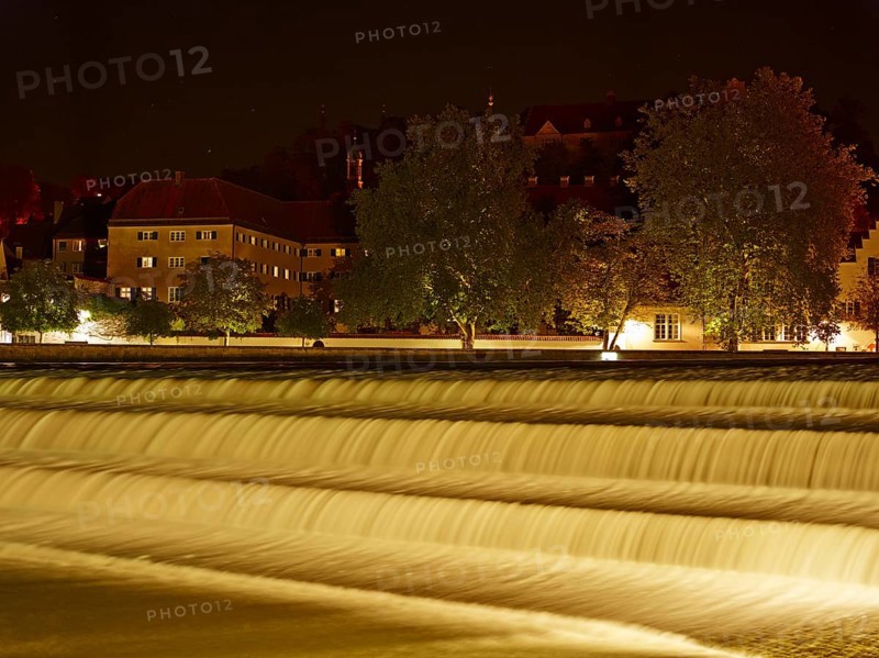 Old town at night