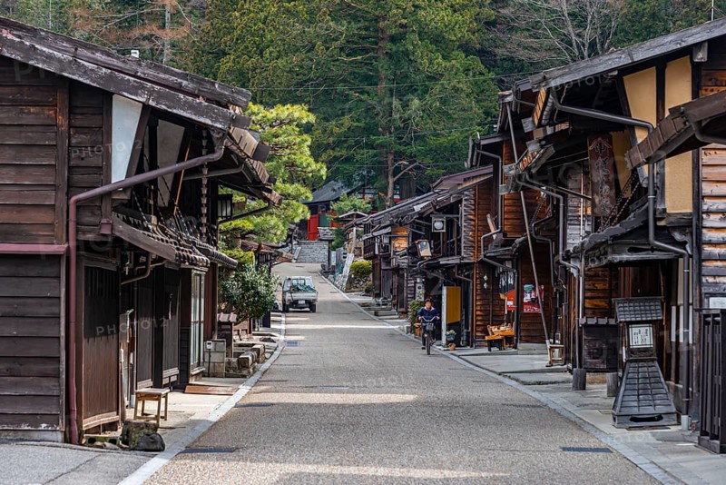 Old traditional village on the Nakasendo road