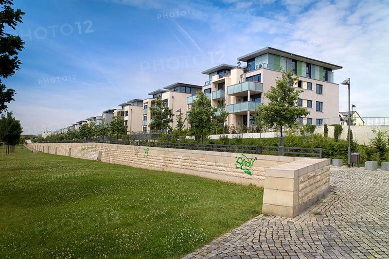 Modern architecture in Frankfurt-Riedberg
