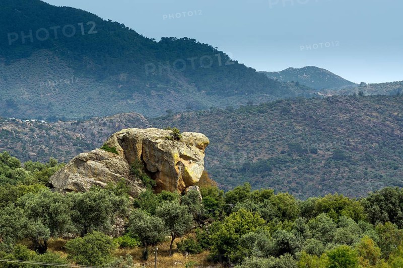 Peculiar rock formations