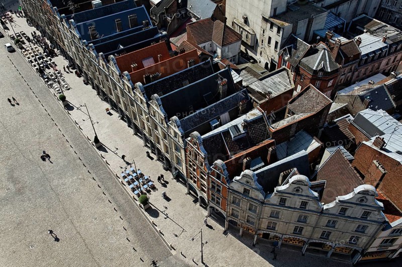 Place des Heros square in Arras