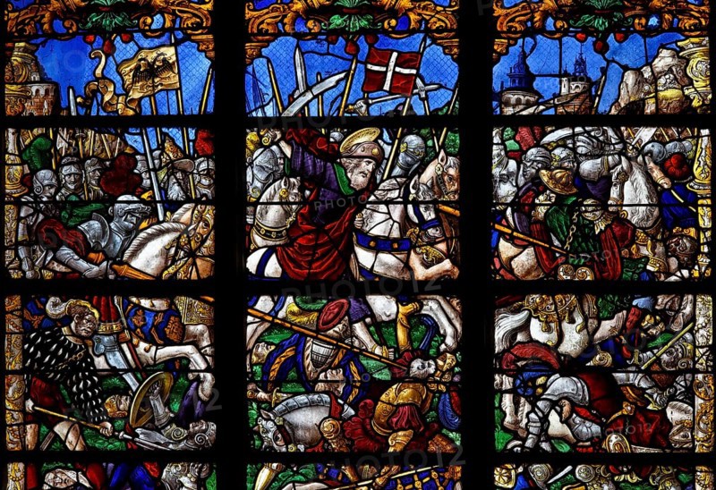 Saint James in battle with the Moors