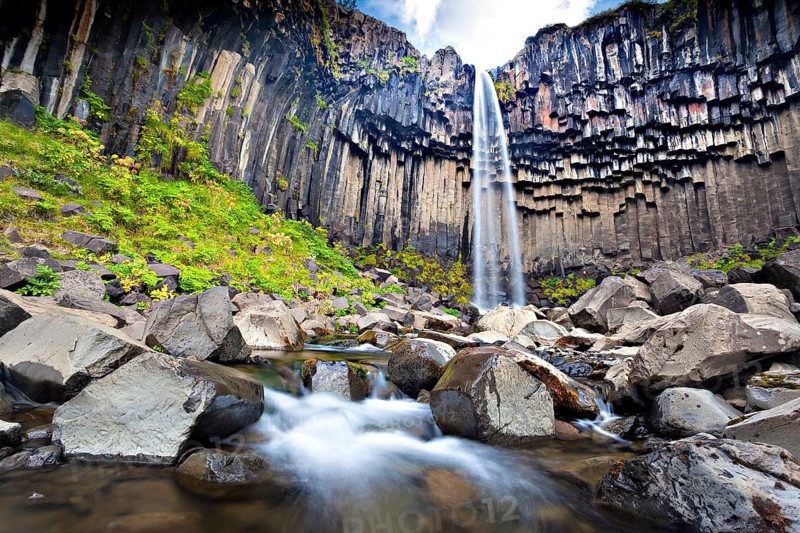 Svartifoss waterfall