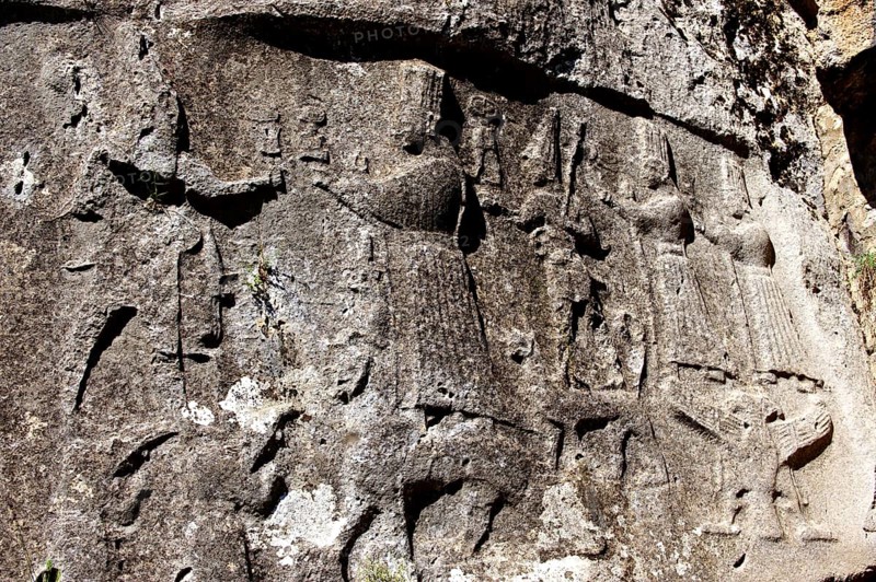 Stone relief