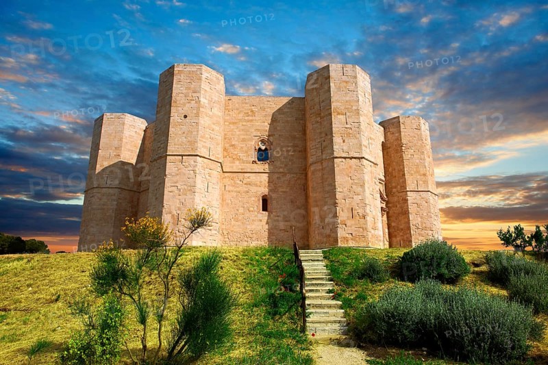 The medieval octagonal castle Castel del Monte