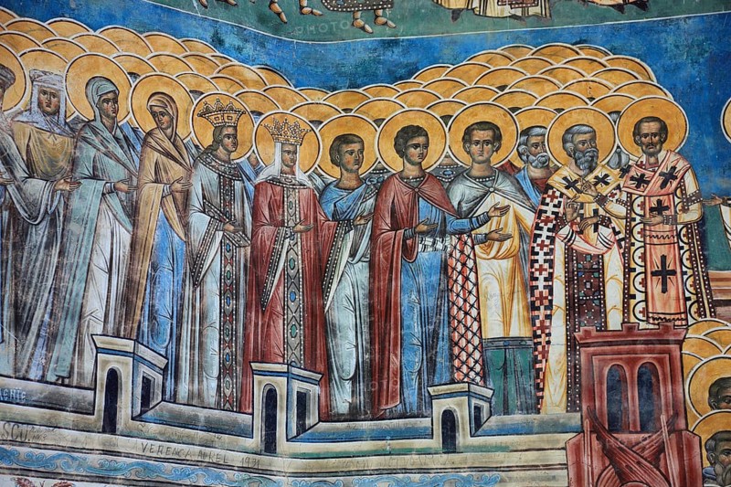 Exterior fresco