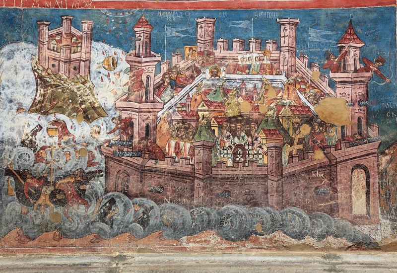 Exterior fresco