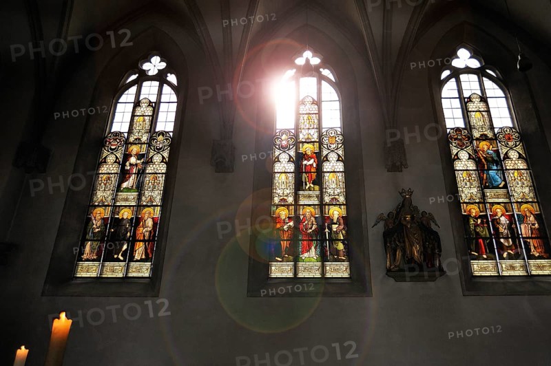 Windows in the Blessed Sacrament Chapel of Eichstaett Cathedral