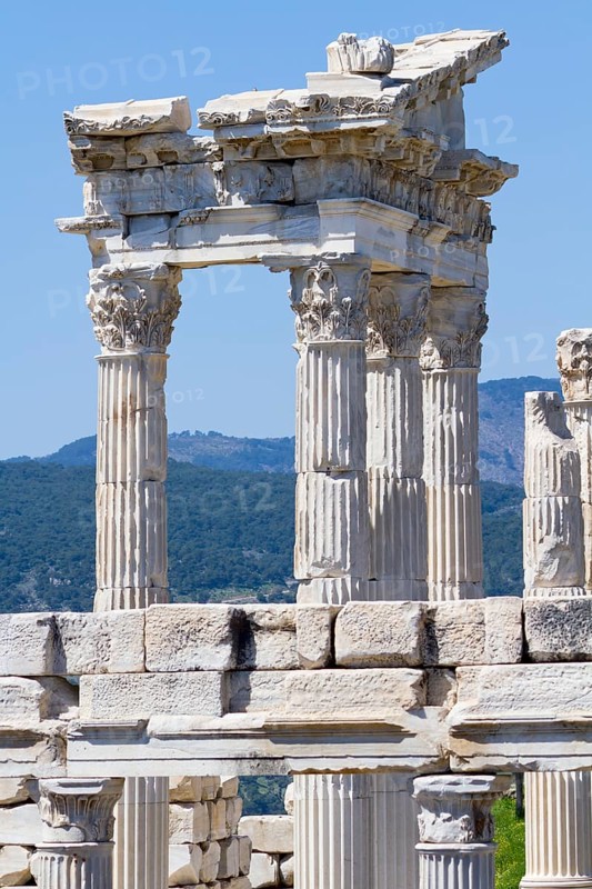 Trajan Temple in the ancient city of Pergamon