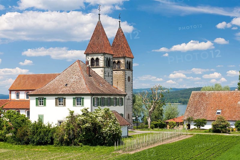 Church of St. Peter and Paul in Niederzell on Reichenau Island