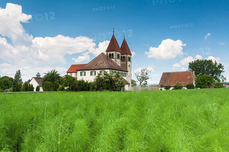 Church of St. Peter and Paul in Niederzell on Reichenau Island