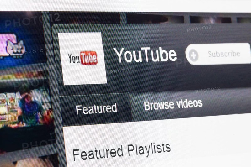Screenshot of YouTube video sharing website