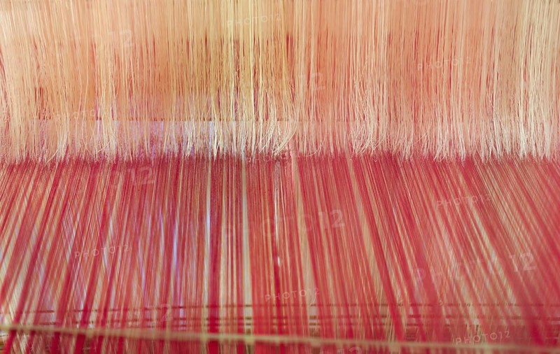Silk weaving